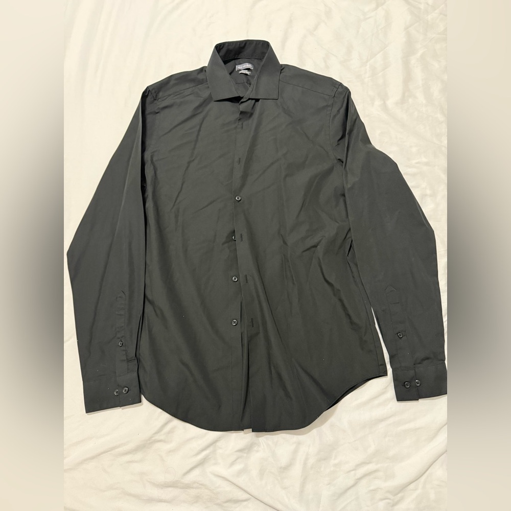 Van Heusen Classic Black Dress Shirt